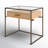 Glass End Table with Storage-2088527409