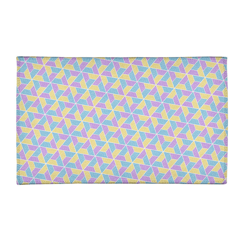 Tapis beige/bleu/mauve surface mauve, Rectangle 5 pi x 7 pi