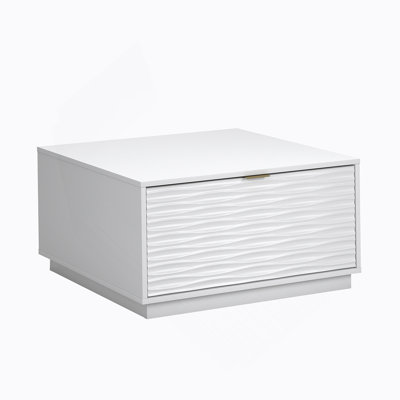 Coffee Table, White Finish