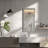 Carrara White Marble & Glass Mosaic Tile - Glossy & Frosted 5/8" x 5/8" Chips, 5/16" Extra Thick - Premium Kitchen Backsplash, Bathroom Shower Wall, Fireplace & Laundry Room Accent Tile