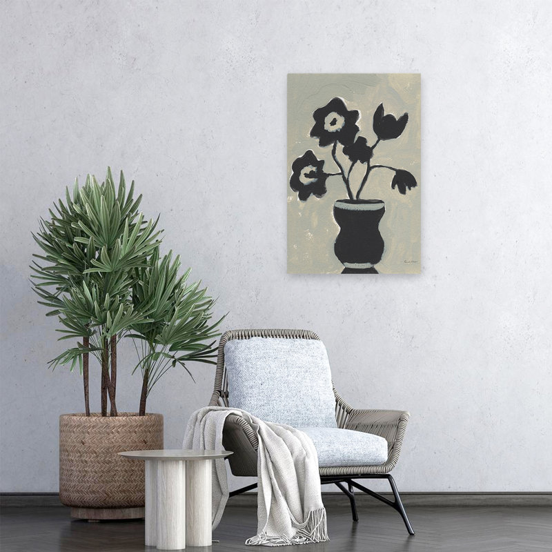Contemporain et peu floral, H 24 po x l 16 po
