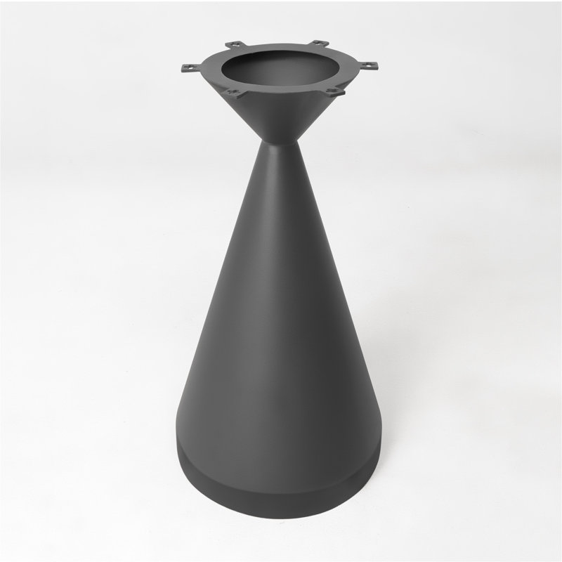Flux Metal Dining Table Base, 28" H x 15" L x 15" W