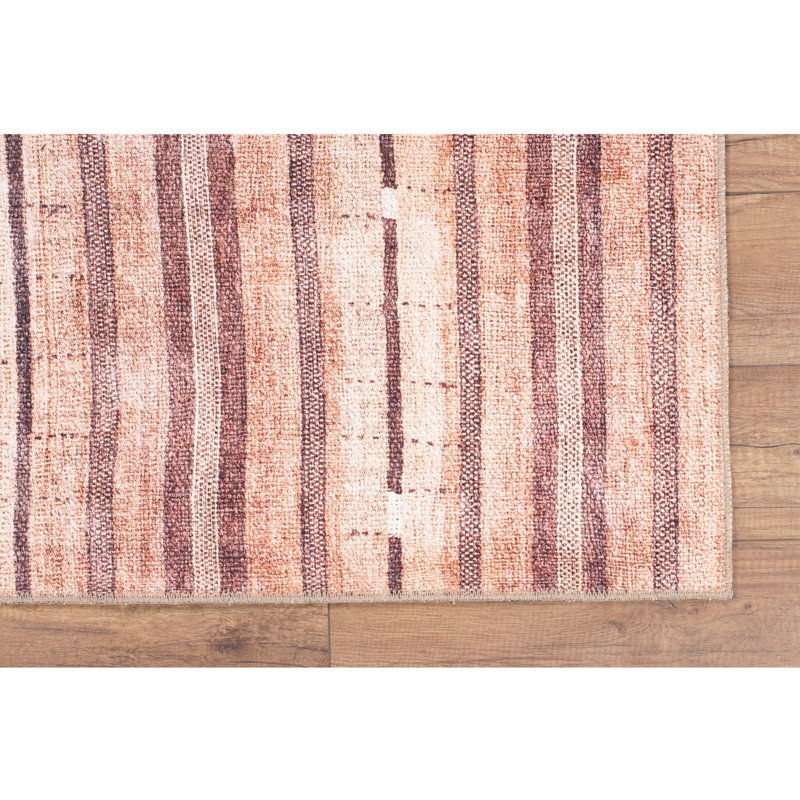 Luxurious Machine Washable Area Rug, 4.9 x 7.5 Feet, 100% Polyester, 1850 g/m², Pile Height: 0.2 inches | Eco-Friendly Recycled Poly Cotton Backing | Perfect for Living Room & Bedroom, Soft and Durable Design