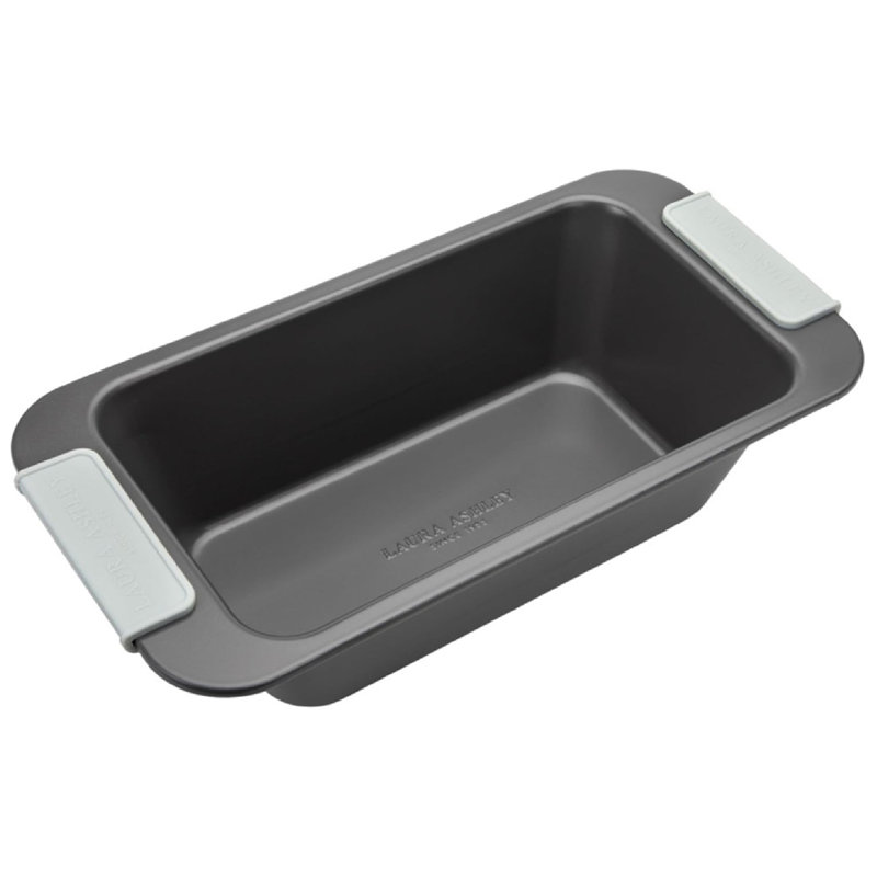 Laura Ashley Set of 2 Non-Stick Loaf Tin 2LB - Grey