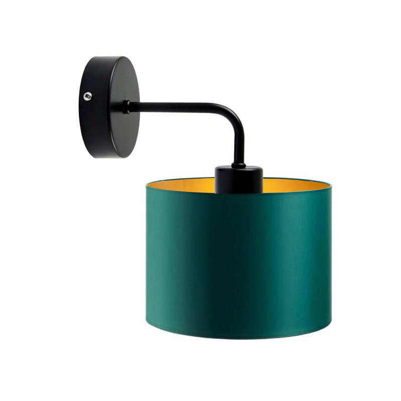Menik Steel Armed Sconce, Green