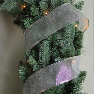 Christmas Wired Craft Ribbon 2.5" x 10 Yards