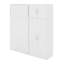 Lit escamotable simple avec casiers et armoires