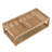 Rectangular Teak Solid Wood Outdoor Side Table , 38.75 " W 20 " D