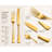 40-Pieces Gold Silverware Set for 8