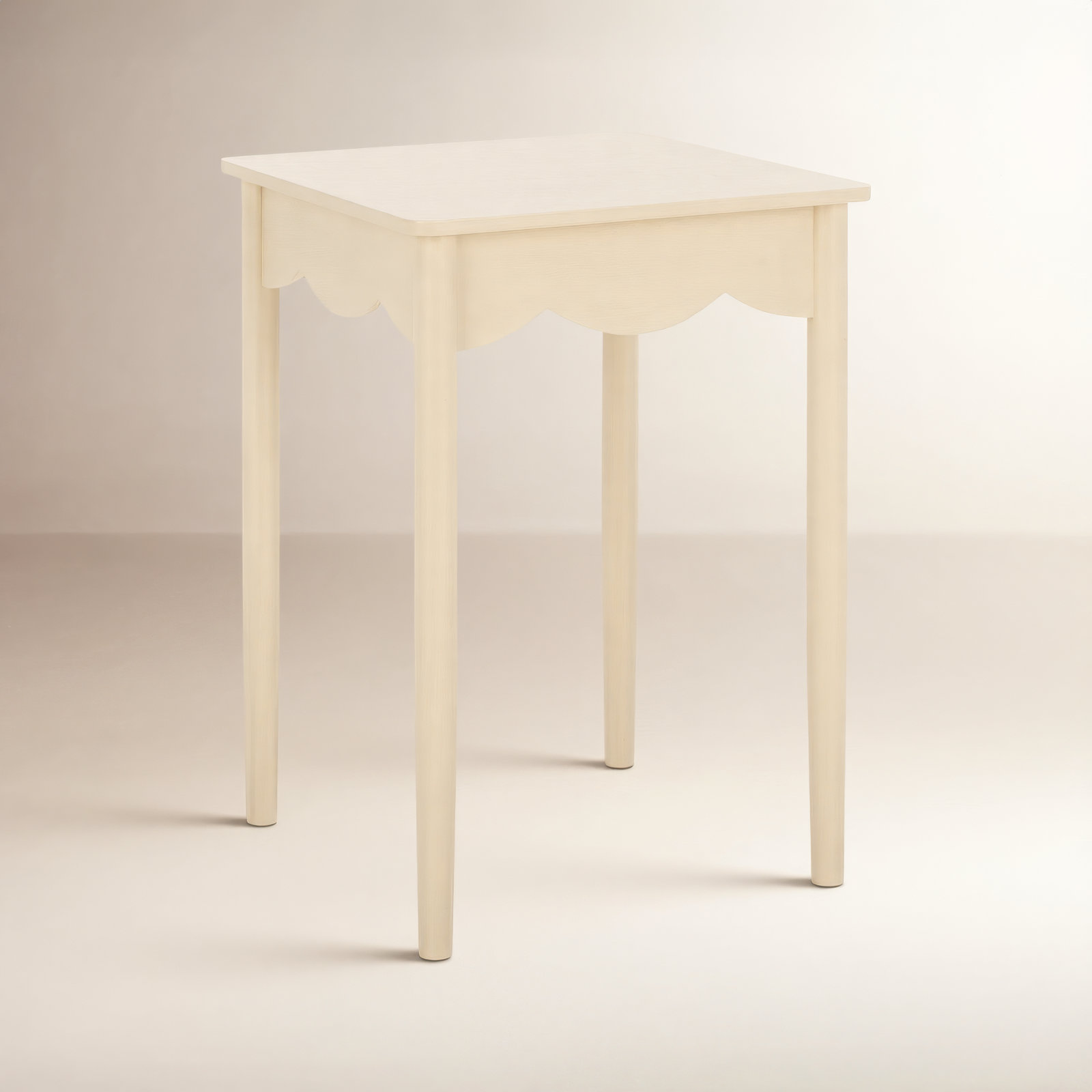 Gerin 17" Pine End Table, Sand