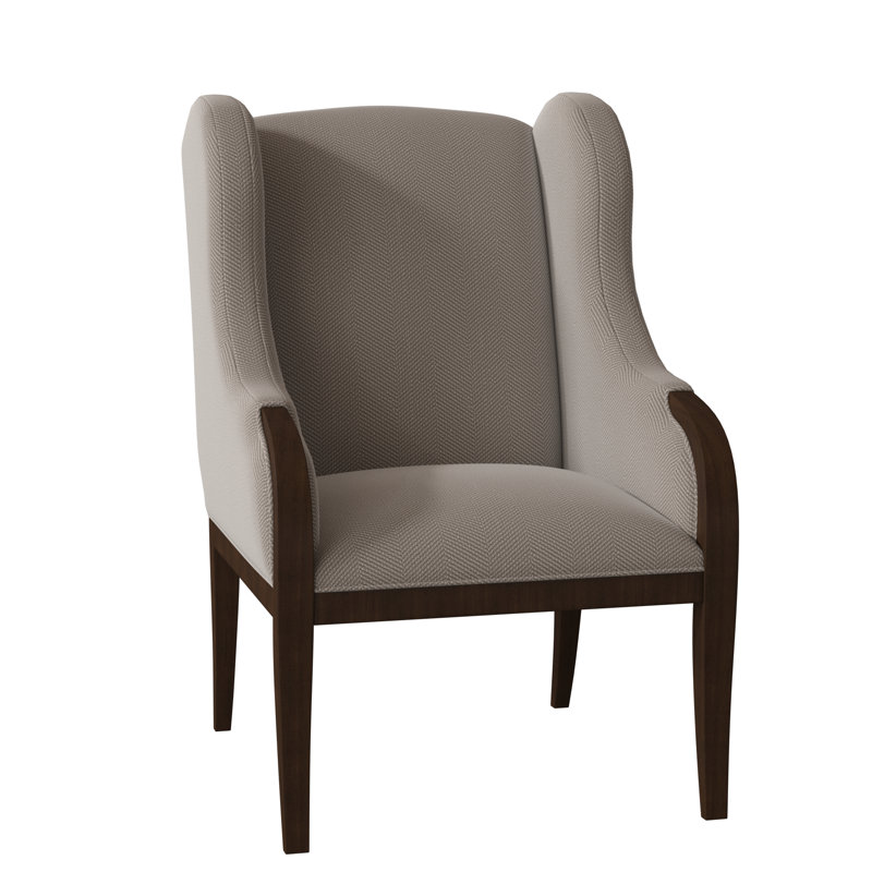 Hawthorne Wingback Chair, Avery Gray, Café