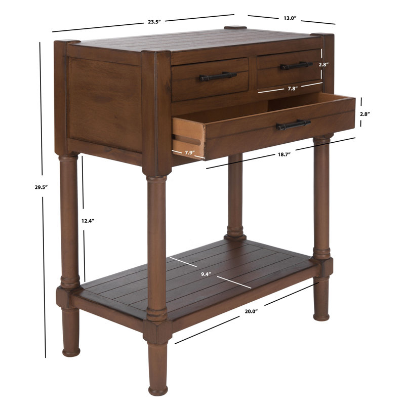 Pratt 23.5'' Console Table, Brown