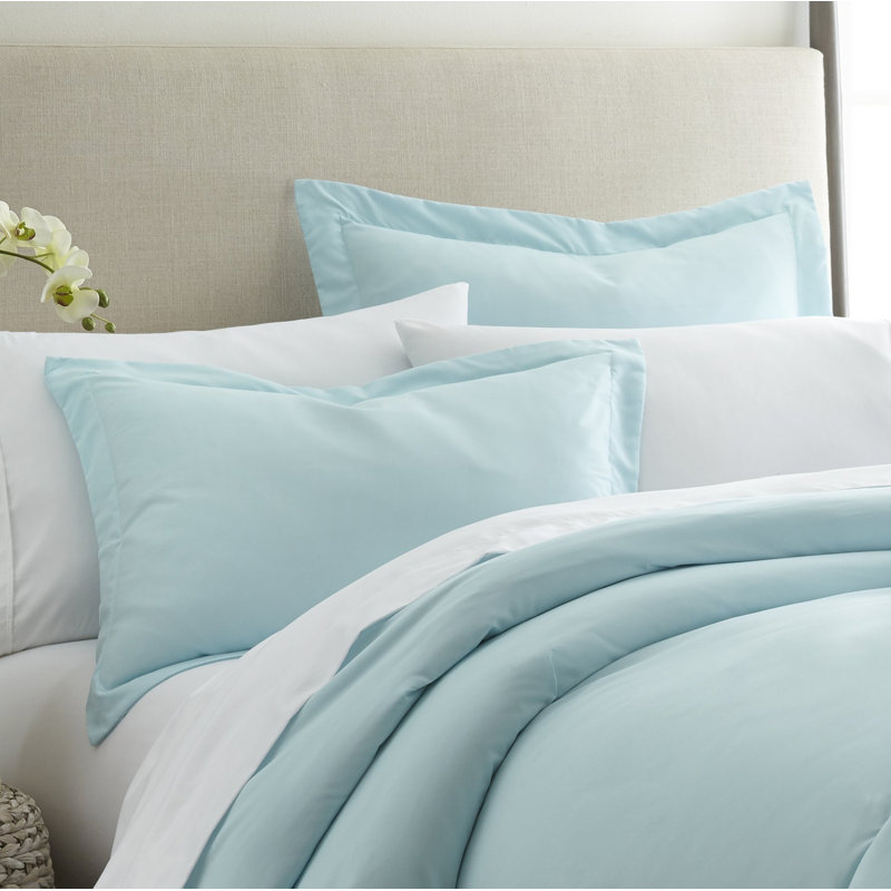 Ensemble de 2 taies d'oreiller en microfibre ultra douce, Très grand, Turquoise
