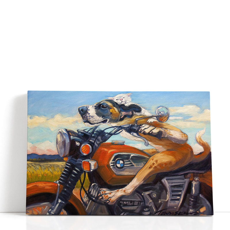 Fast and Furriest - reproduction d'art sur toile, H 32 po x l 48 po