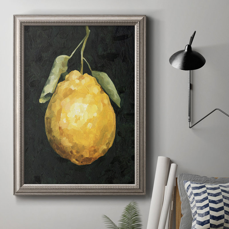 «Dark Lemon II», reproduction sur toile encadrée, H 20 po x l 16 po x P 2,5 po
