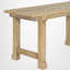 Ensemble de table de salle à manger 6 pièces, structure en bois massif, chaises rembourrées, banc peu encombrant, ferme moderne, salle à manger-1542009482