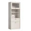 Armoire de rangement haute polyvalente avec tablettes réglables et sécurité anti-basculement