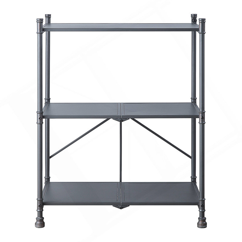 Console Jowan, table de couloir, table Hoyer avec 3 tablettes