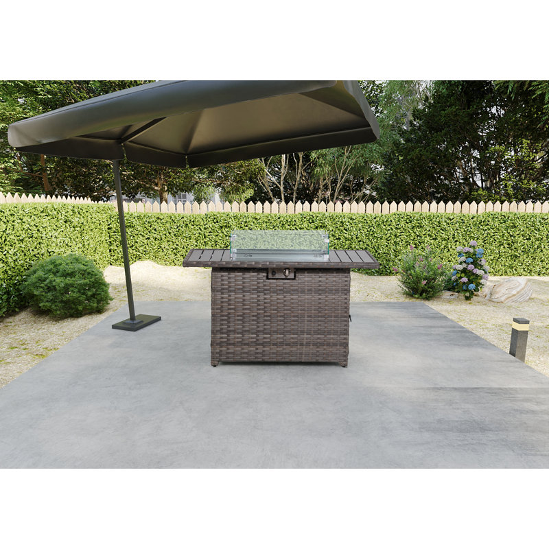 Seleny 66cm H Outdoor Fire Pit Table