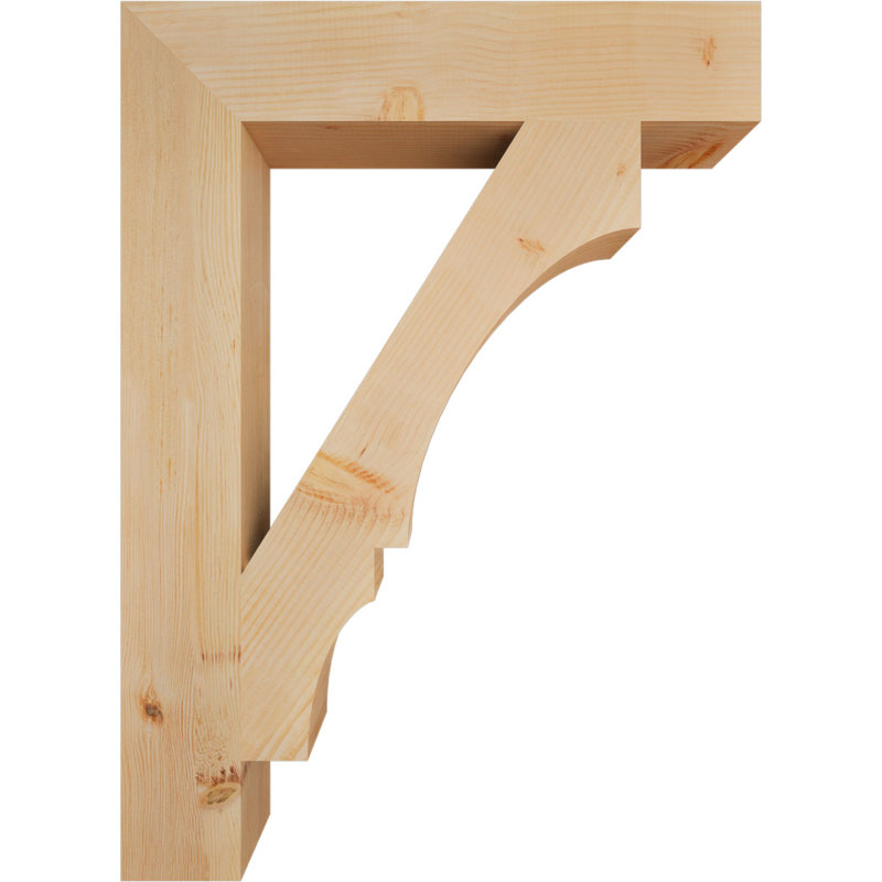 Support à bloc lisse l 5 5 po x P 32 po x H 44 po, sapin Douglas, Sapin de Douglas lisse, L 5 1/2 po x P 32 po x H 44 po