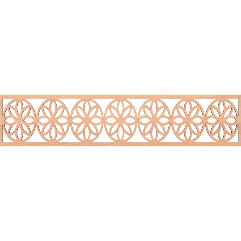 Moulure Blume, H 10 po x l 46,75 po x P 0,25 po, Aulne