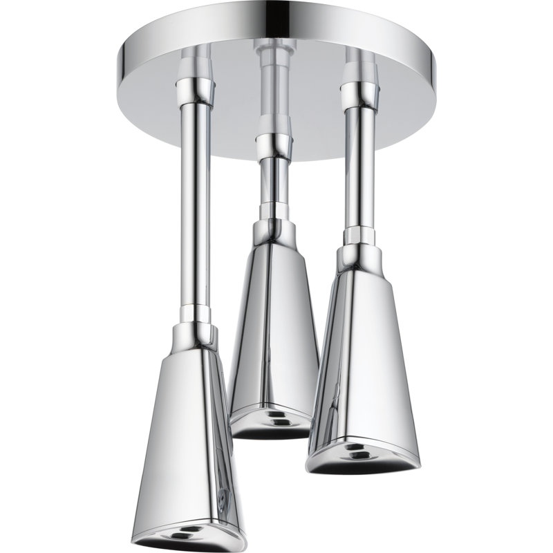 Universal Showering Components Pendant 2 GPM Shower Head with H20kinetic Technology, Chrome