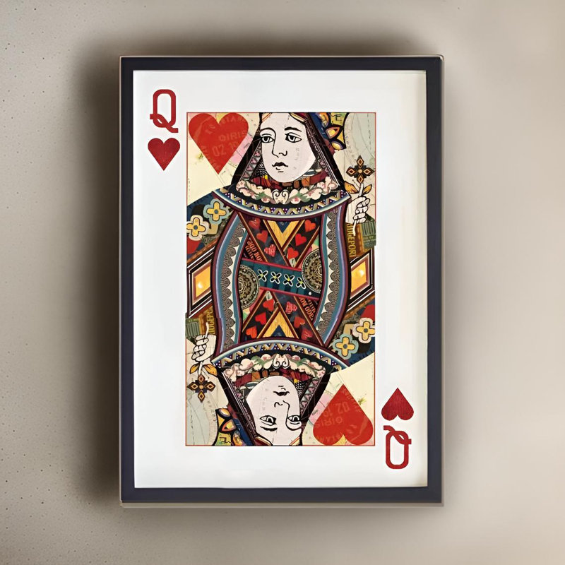 Carte à jouer «Queen of Heart»