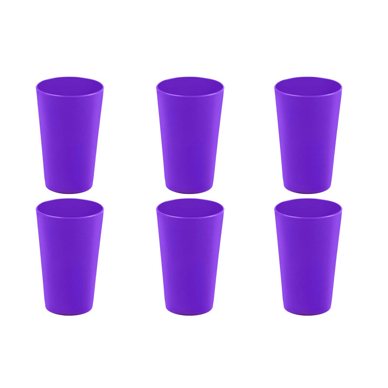 Cychosz 10oz. Drinking Glass, Violet, 6