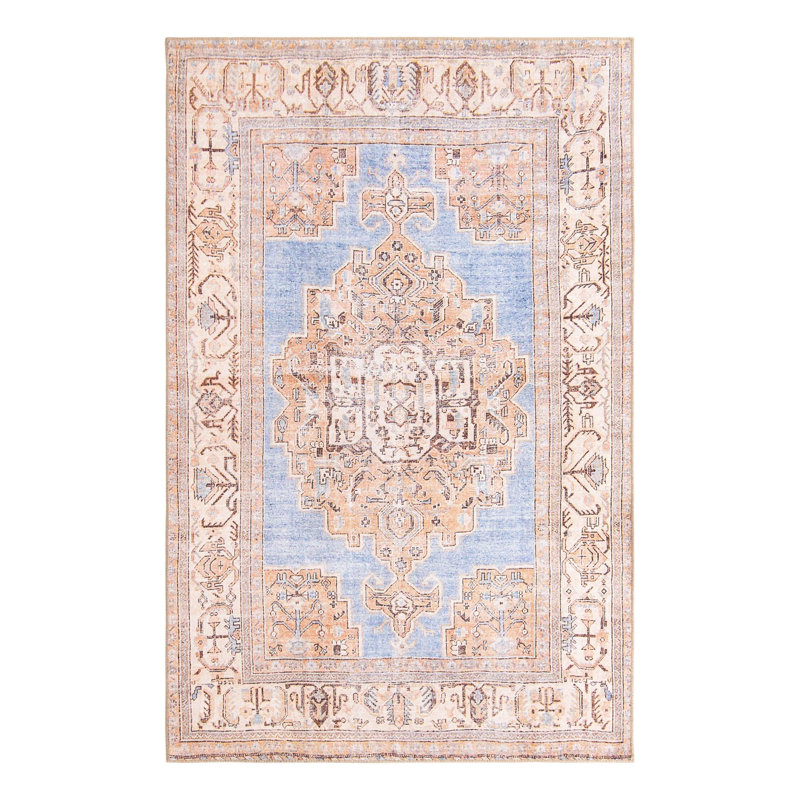Chenille Geometric Indoor Rug, Rectangle 5' x 8'