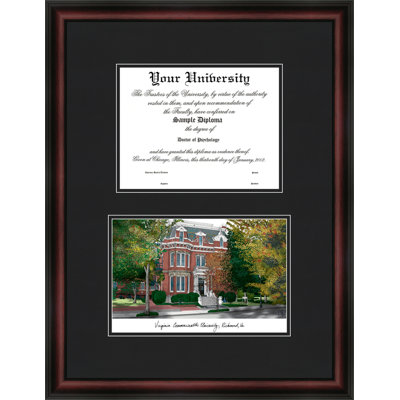 Cadre de diplôme de diplomate vcu béliers NCAA