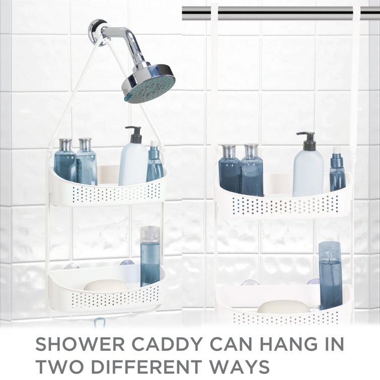 Hawley 2 Way Convertible Shower Caddy Rebrilliant Finish: White