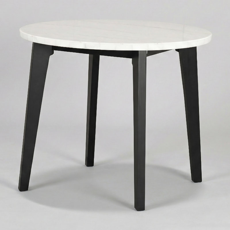 Woburn Round Marble Dining Table, Counter Height (37" Height)