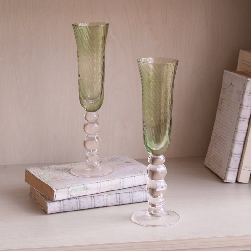 Glass Flute, Green