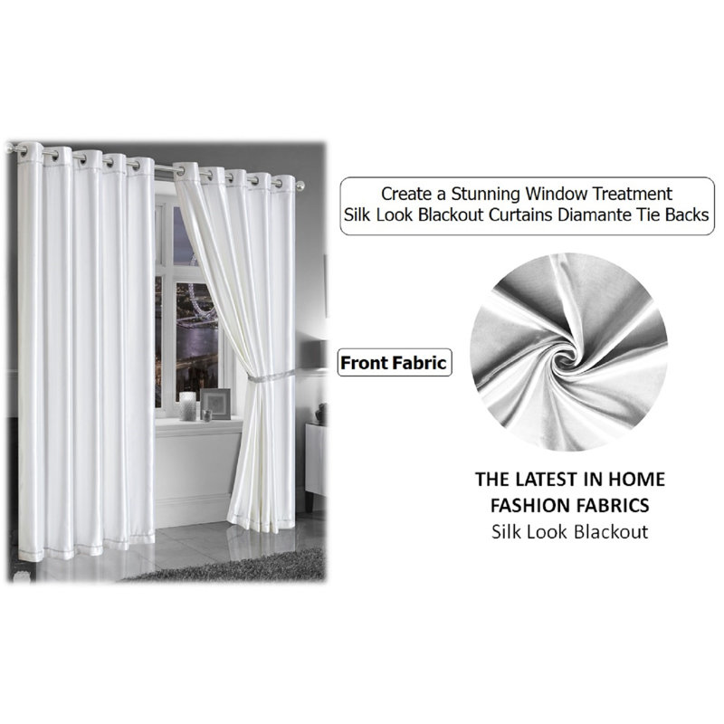 Denizcan Room Darkening Curtain Pair, Width 167 x Drop 228cm