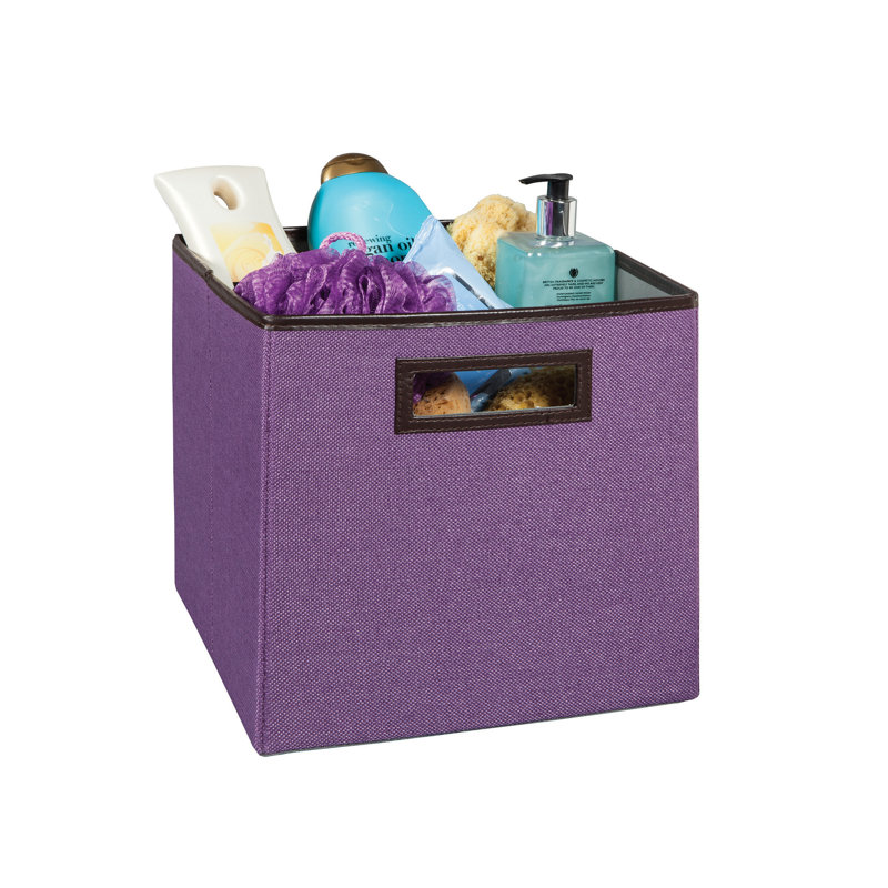 Premium Cubeicals Fabric Storage Bin, Fresh Lilac