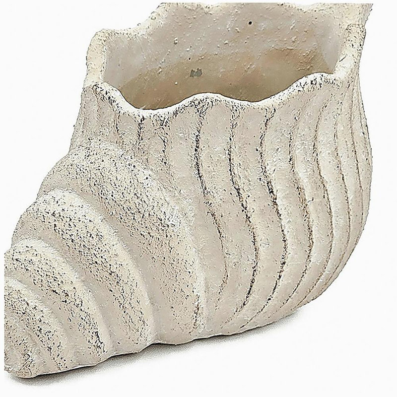 Pot à fleurs 11,5x7x7 pouces beige sable et ciment idéal pour les plantes succulentes dans une cuisine de chambre à coucher rustique
