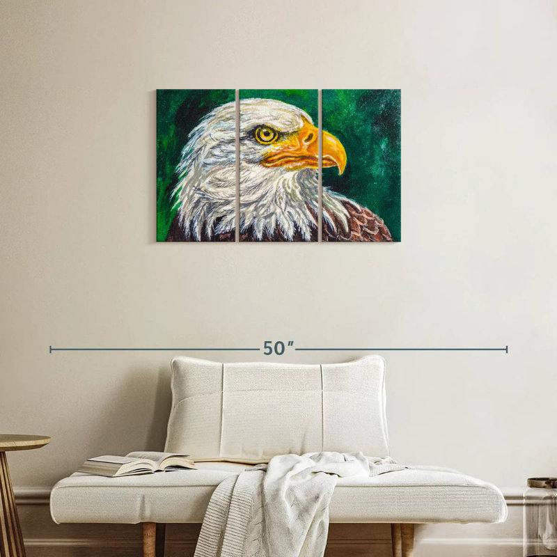Bald Eagle, 20" H x 33" W