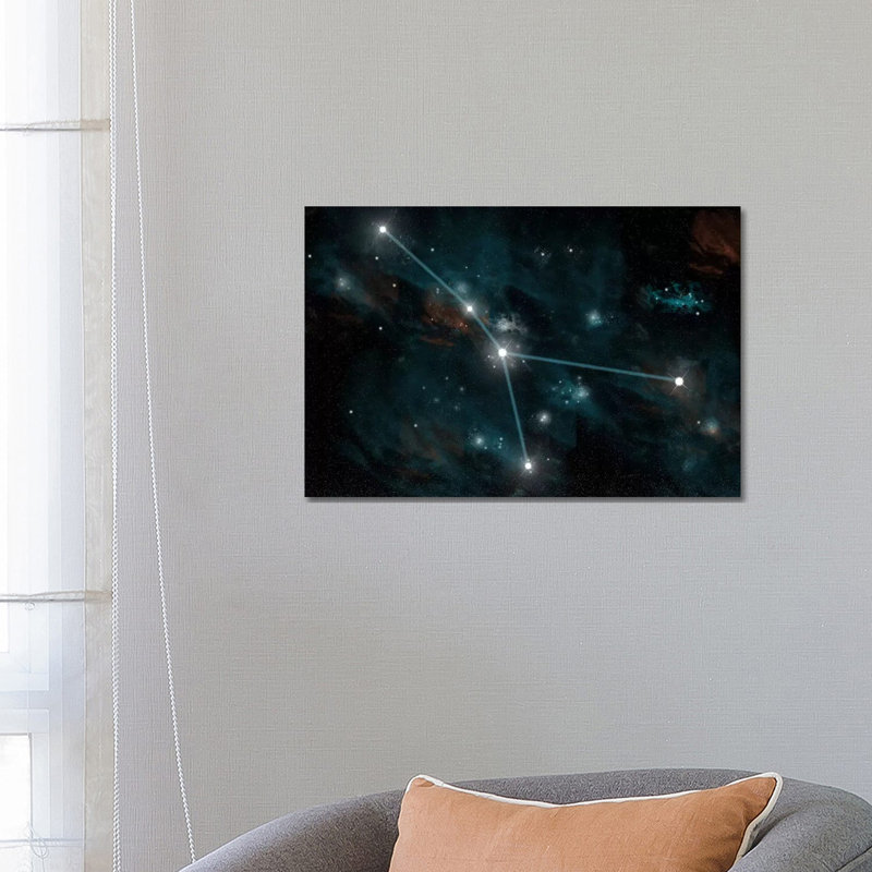 The Constellation Cancer by Marc Ward - Wrapped Canvas Print, 66.04 cm H x 45.72 cm W x 1.91 cm D