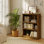 Bibliothèque à 2 niveaux 30 ", étagère de rangement pour bureau à domicile avec tablette réglable