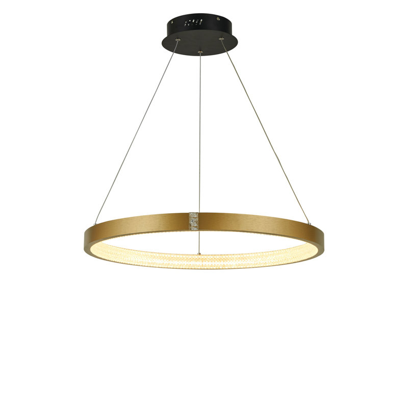  Lustre de salle de bain Kinsley, Or brossé