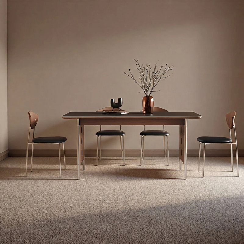 Ensemble de table de salle à manger élégant et moderne, H 29,52 po x l 59,05 po x P 31,49 po