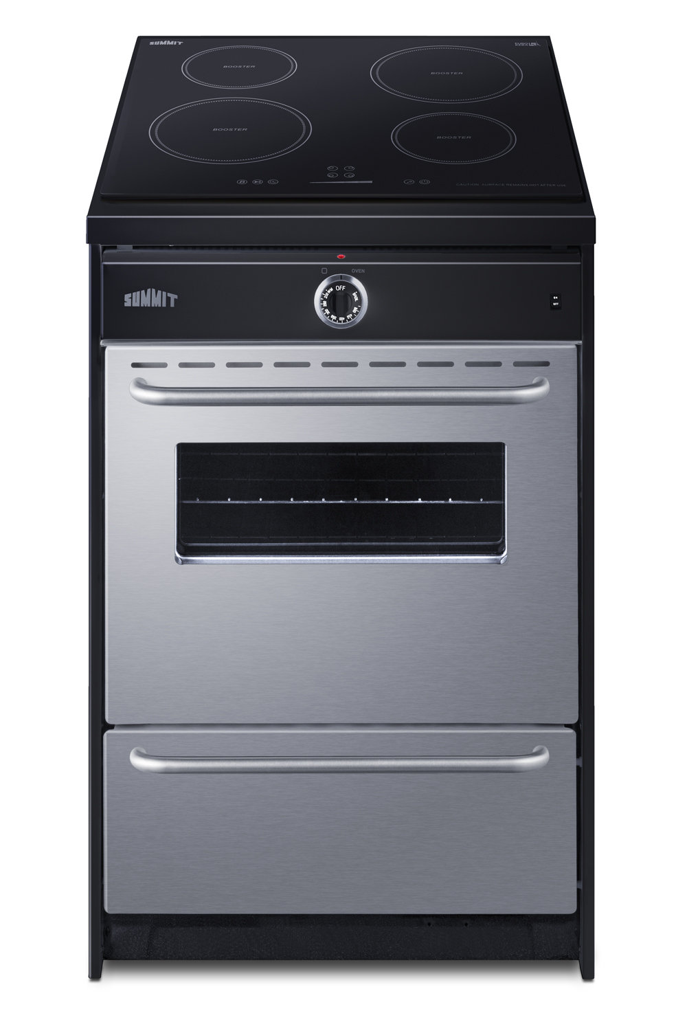 Induction Range Black Stainless Steel
