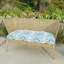 Coussin de banc d'extérieur en osier 44 "x 18" Sunbrella-1613013707
