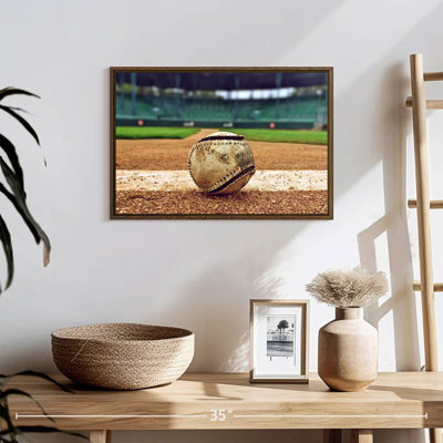 Baseball In Stadium