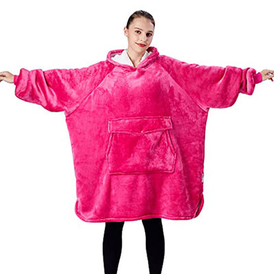 Krifey Wearable Blanket, Oversized Sherpa Blanket as Birthday Gifts for Mom Women Girlfriend Men