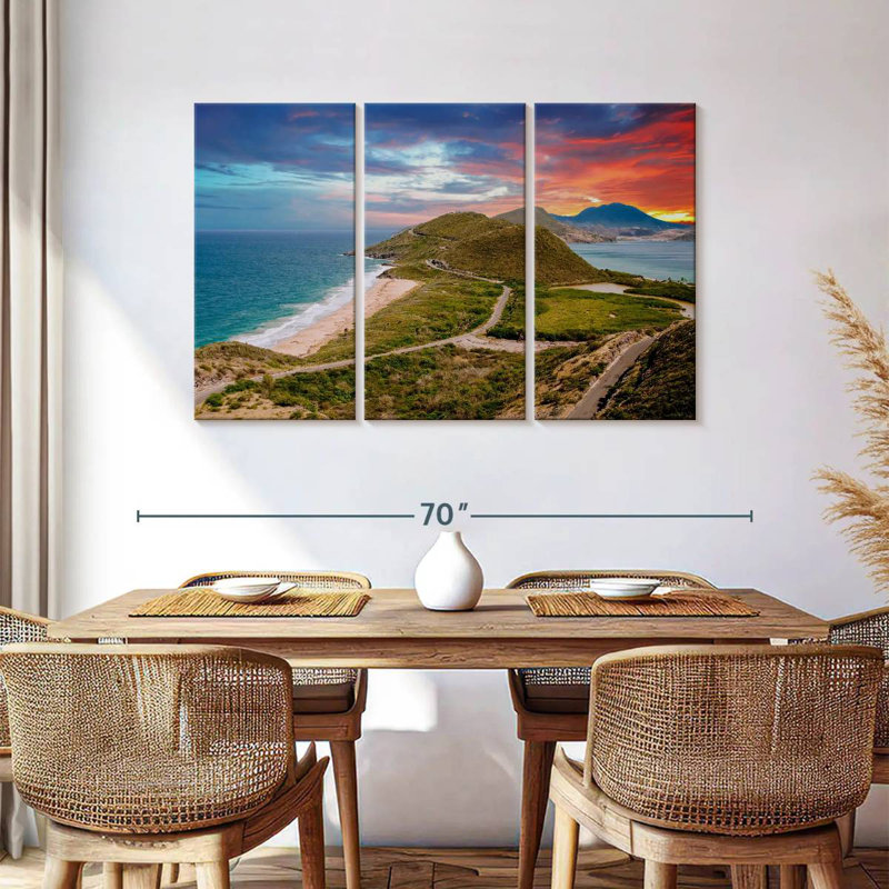 Paysage de camion à Saint-Kitts, H 36 po x l 57 po