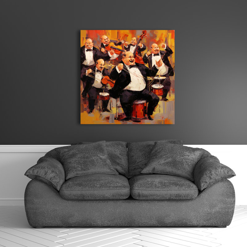 Music Fun - Toile blanche pour la chambre à coucher | Reproduction d'art