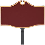 Colonial Petite Address Sign Plaque with Lawn Stake
