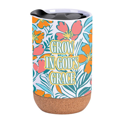 Verre en liège «Grow In God Grace»
