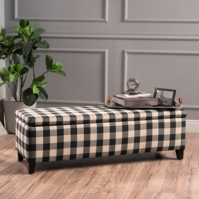 Banc de rangement rembourré Schmit